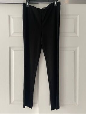Women's Black Slim-Fit Pull on Pants